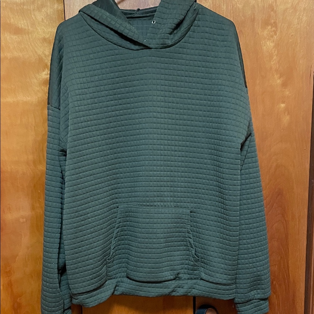 Women’s Green Hooded Sweater